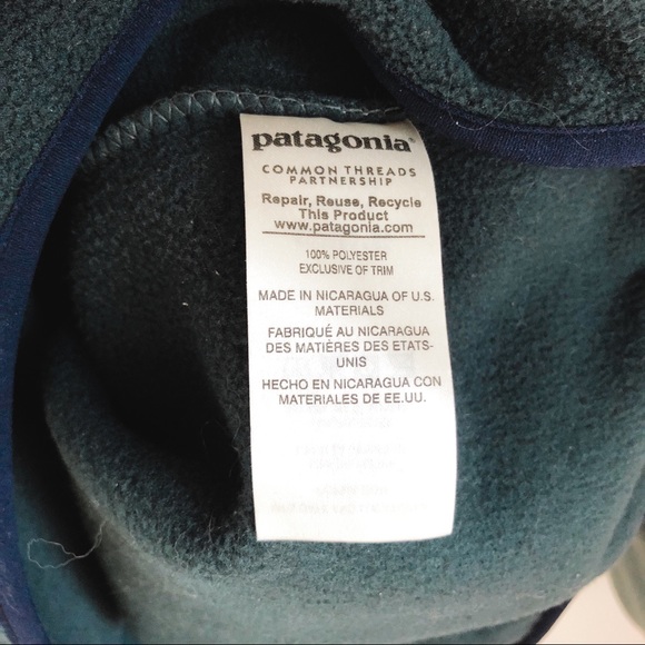 patagonia men's synchilla® snap-t® fleece pullover - Picture 4 of 4